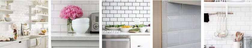 фартук на кухне из керамической кладки