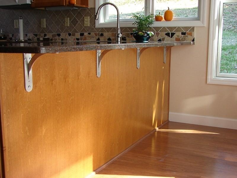 крепление столешницы к стене