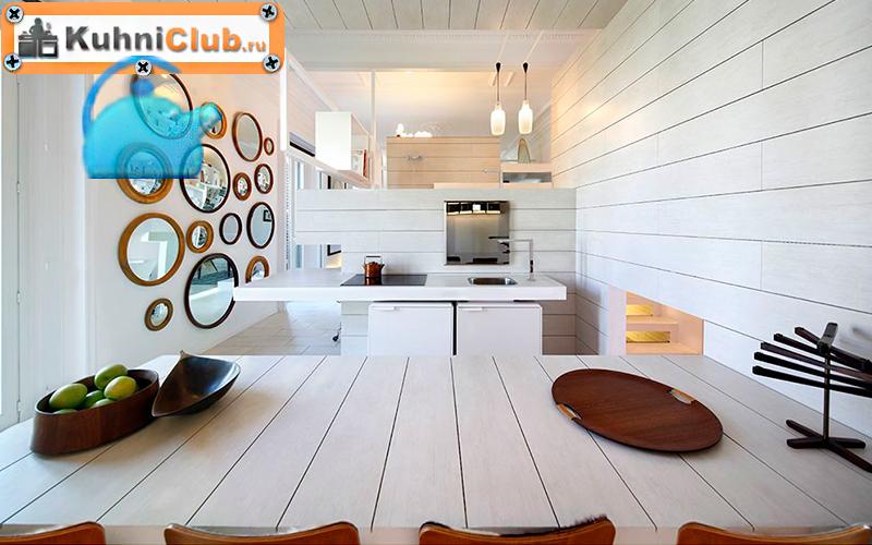 Ламинат-на-стене-кухни-в-стиле-минимализм