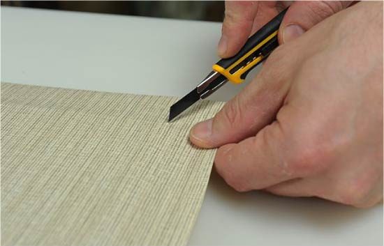 Оформление углов пленкой