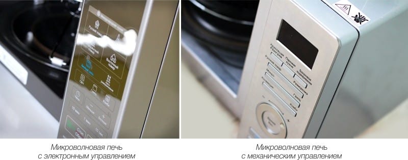 Управление СВЧ-печью